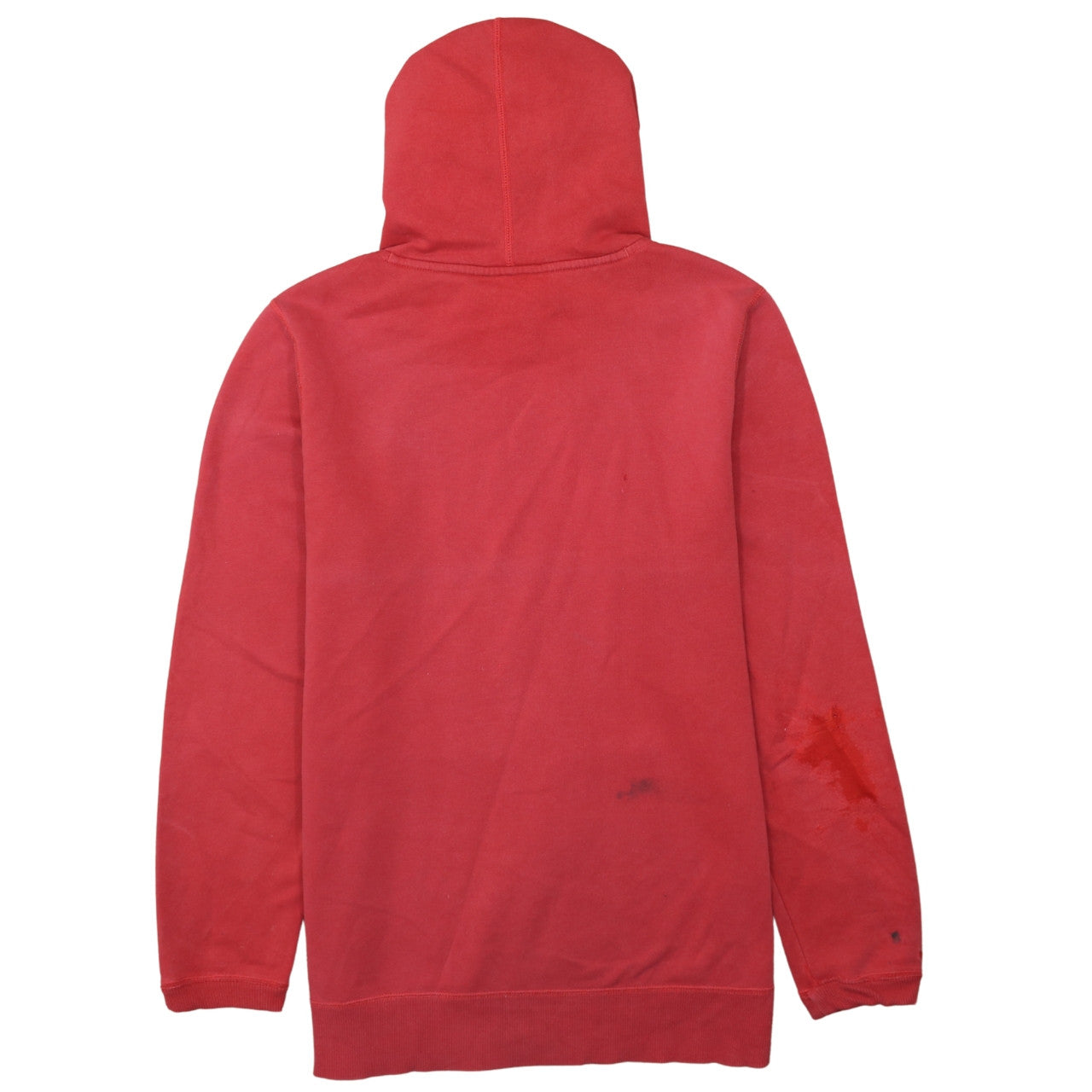Under Armour Men's Red Pullover Hoodie M Relaxed Fit Fleece