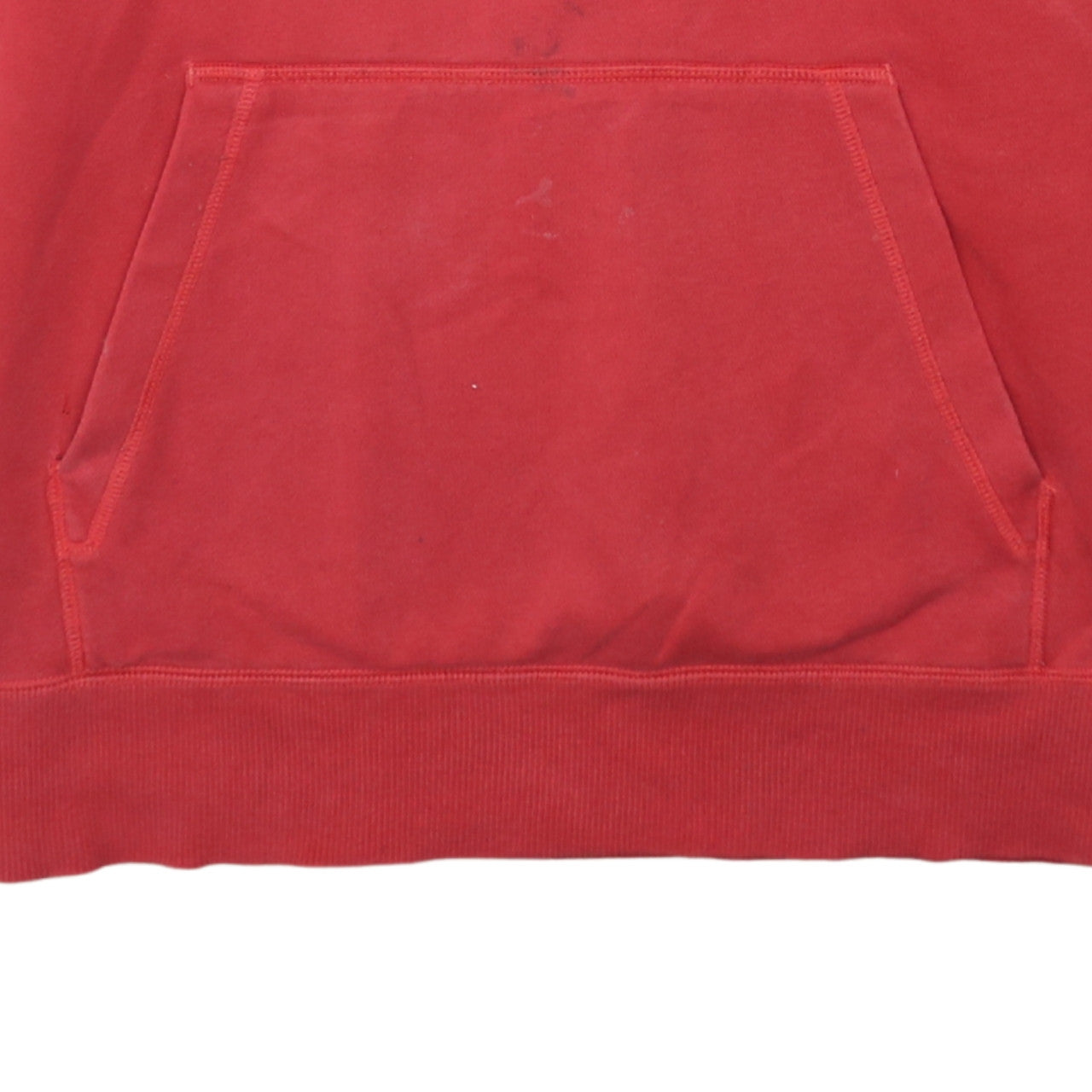 Under Armour Men's Red Pullover Hoodie M Relaxed Fit Fleece