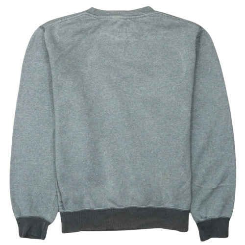 Nike Mens Grey Crew Neck Sweatshirt Size L Classic Pullover
