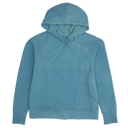Champion Womens Blue Pullover Hoodie Medium Cotton Blend Casual