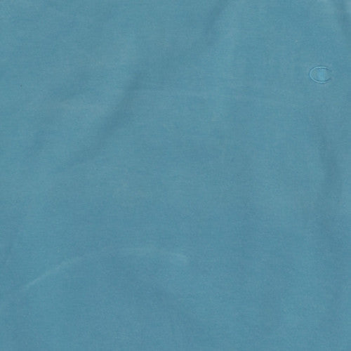 Champion Womens Blue Pullover Hoodie Medium Cotton Blend Casual