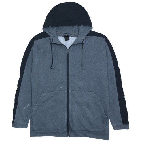 Adidas Mens Grey Full Zip Hoodie XL Fleece Athletic Casual