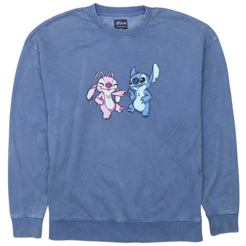 Disney Stitch at Primark Womens Blue XS Pullover Sweatshirt