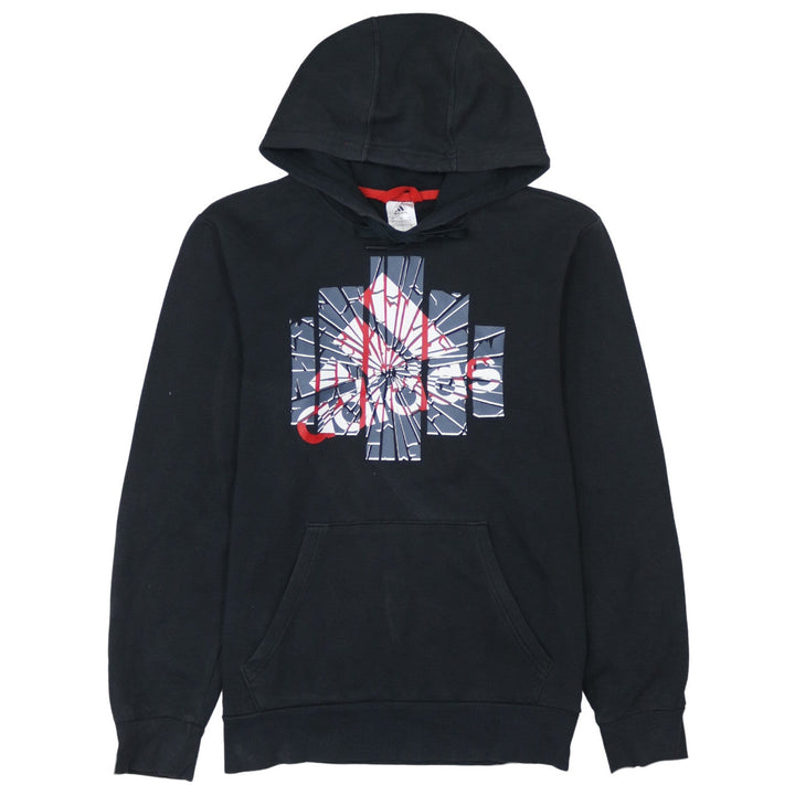 Adidas Men's Black Pullover Hoodie Small Graphic Print Casual