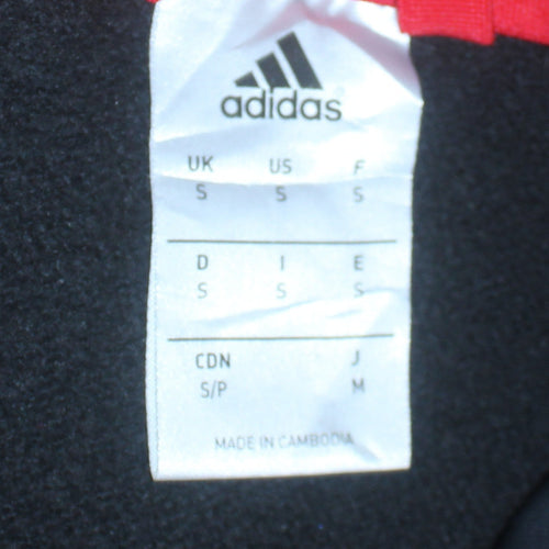 Adidas Men's Black Pullover Hoodie Small Graphic Print Casual