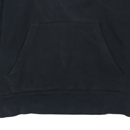 Adidas Men's Black Pullover Hoodie Small Graphic Print Casual