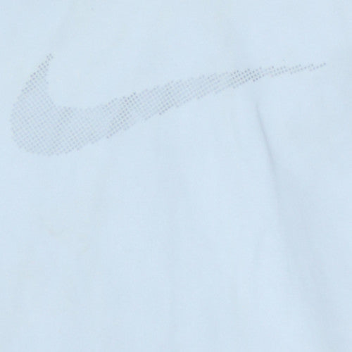 Nike Men's White Pullover Hoodie Small Fleece Graphic Sportswear