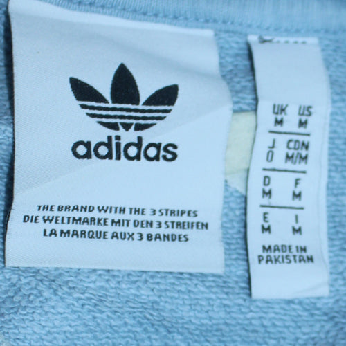 Adidas Men's Blue Crew Neck Pullover Sweatshirt Size M