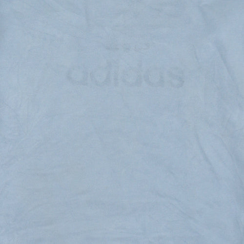 Adidas Men's Blue Crew Neck Pullover Sweatshirt Size M