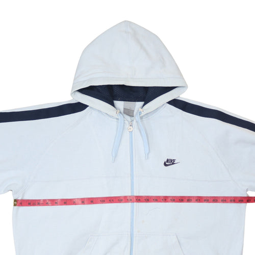 Nike Men’s Light Blue Full Zip Hoodie XL Sportswear Fleece