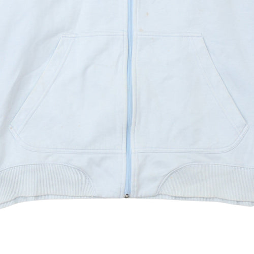 Nike Men’s Light Blue Full Zip Hoodie XL Sportswear Fleece