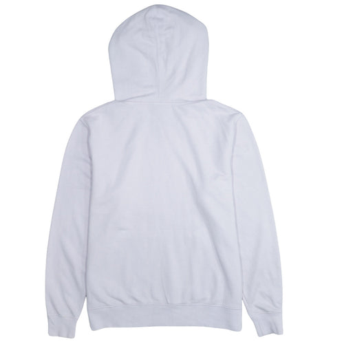 Nike Women White Small Pullover Hoodie with Logo Detail