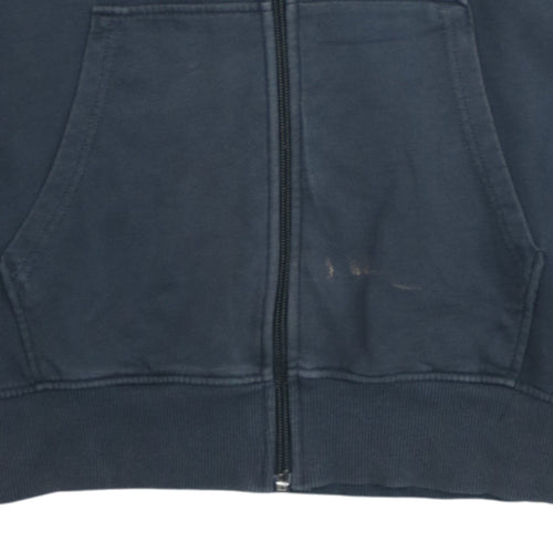 The North Face Men's Blue Full Zip Hoodie Size M