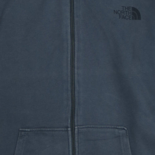 The North Face Men's Blue Full Zip Hoodie Size M