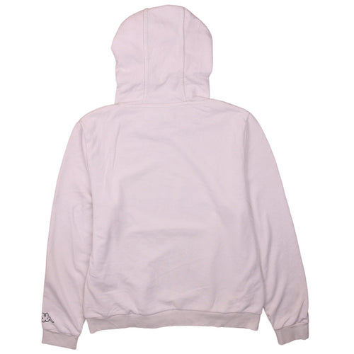 Kappa Womens Pink Pullover Hoodie XL Casual Logo Print