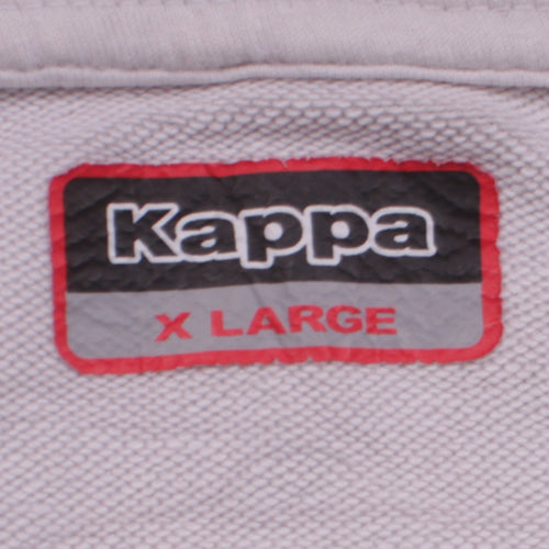 Kappa Womens Pink Pullover Hoodie XL Casual Logo Print