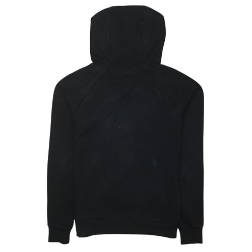 Ellesse Womens Black Pullover Hoodie Size 12 Cotton Blend Logo Sweatshirt