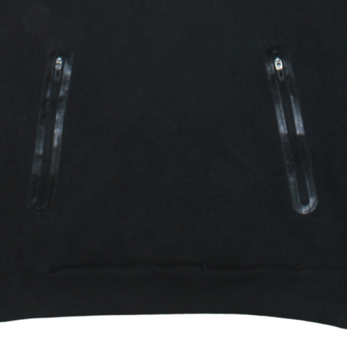 Ellesse Womens Black Pullover Hoodie Size 12 Cotton Blend Logo Sweatshirt
