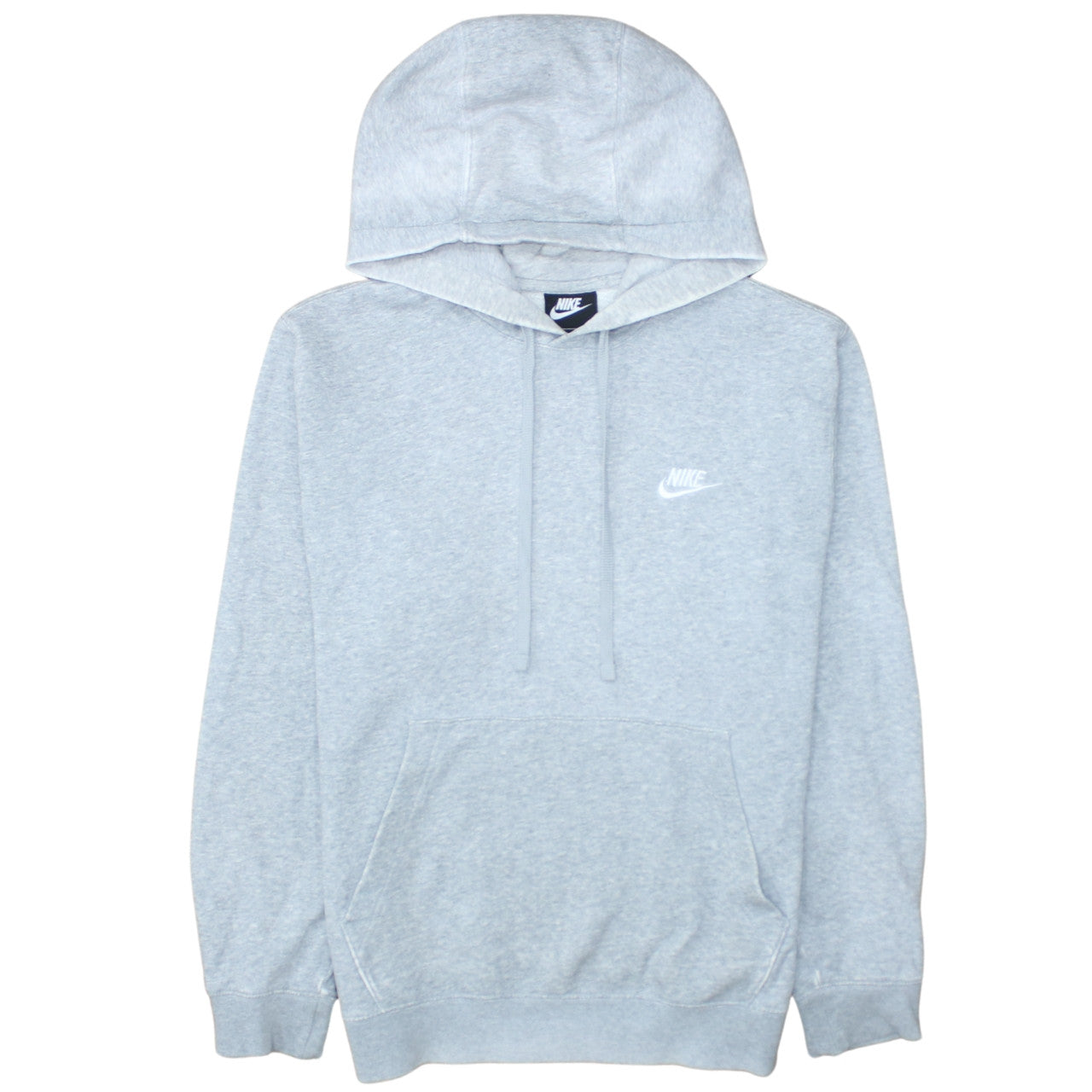 Nike Men's Grey Pullover Hoodie Small Sports Fleece Sweatshirt