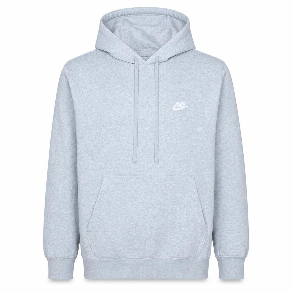 Nike Men's Grey Pullover Hoodie Small Sports Fleece Sweatshirt