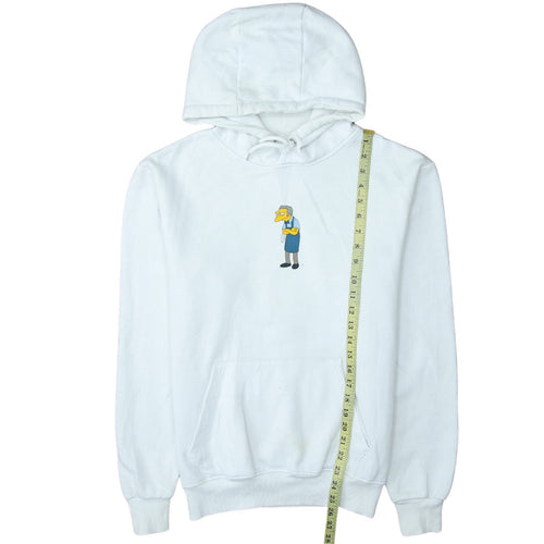 The Simpsons Men's White Moe's Tavern Pullover Hoodie XS