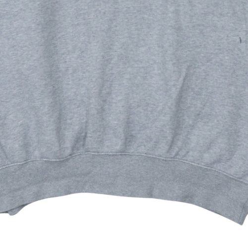 Nike Womens Grey Pullover Hoodie Small Fleece Lined Casual Sweatshirt
