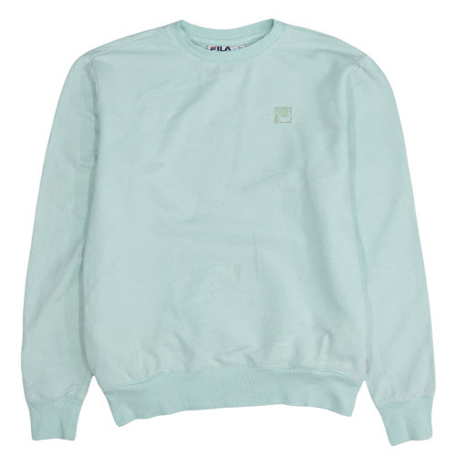 FILA Women's Blue Small Pullover Sweatshirt Crew Neck