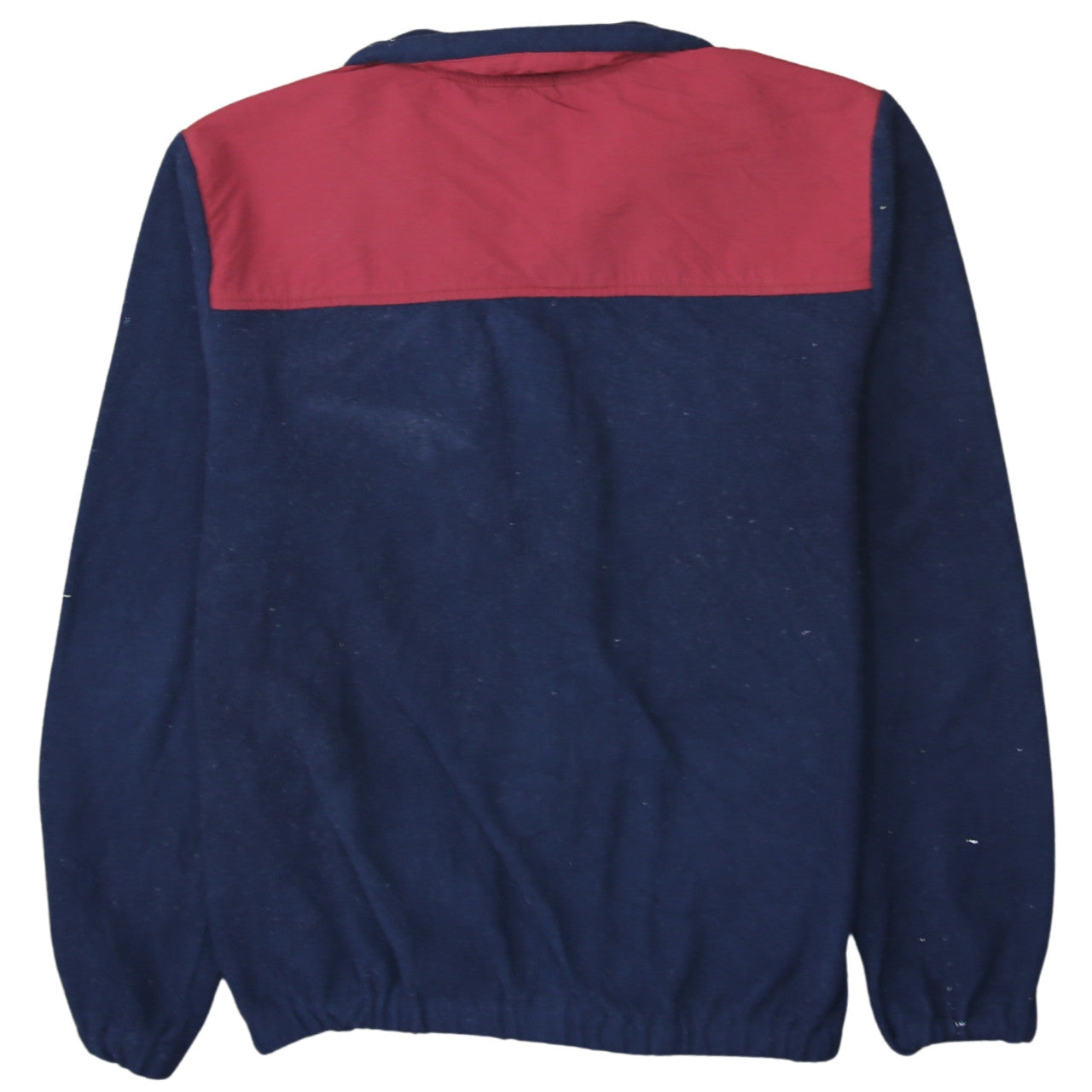 FILA Men's Blue and Red Full Zip Fleece Jacket Size M