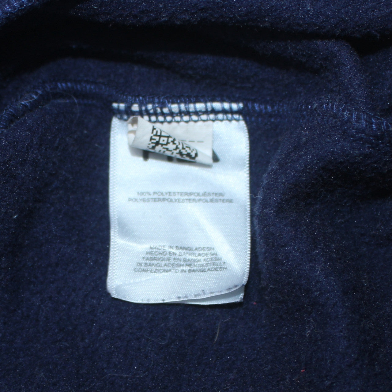 FILA Men's Blue and Red Full Zip Fleece Jacket Size M