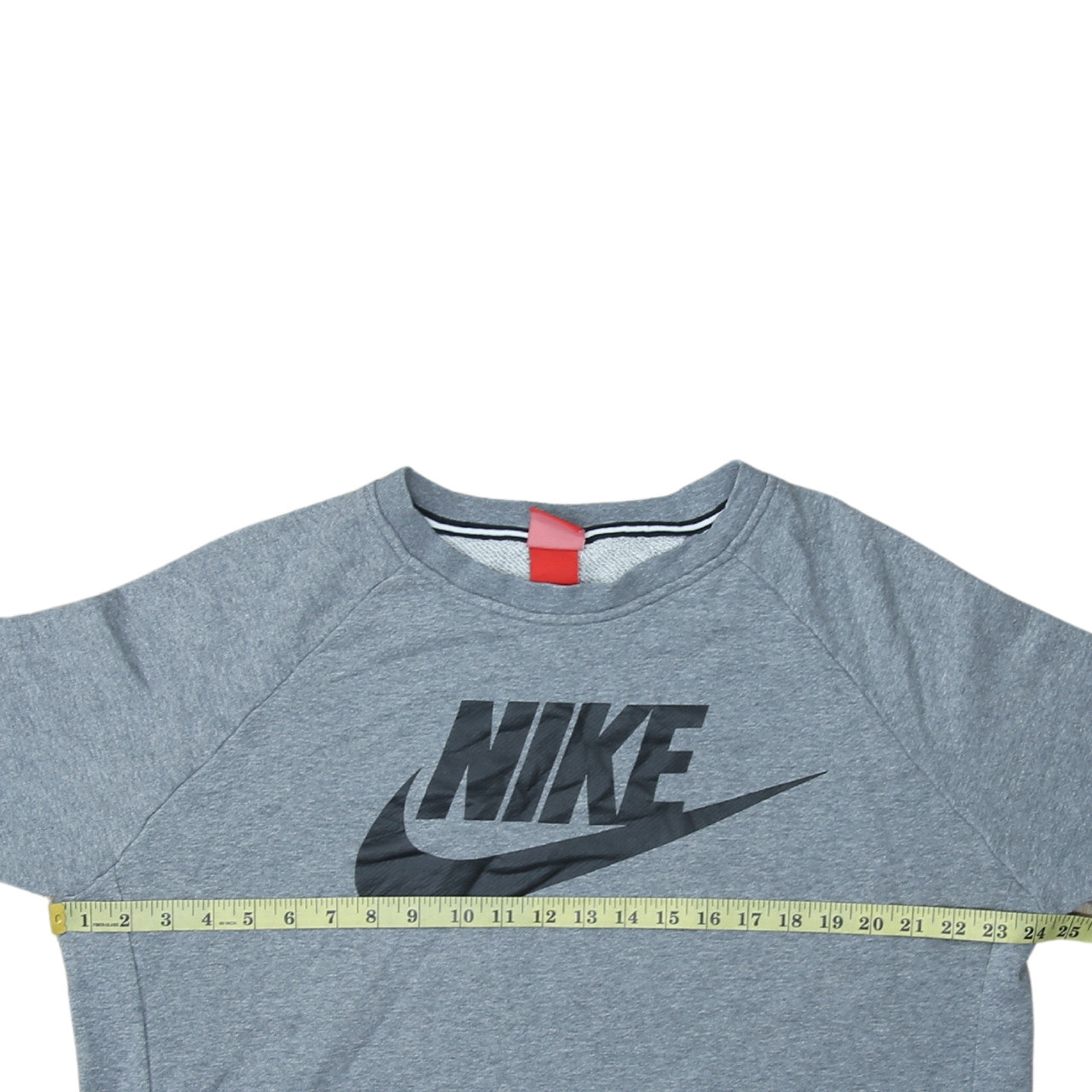 Nike Men's Grey XL Pullover Sweatshirt Crew Neck Logo Sportswear