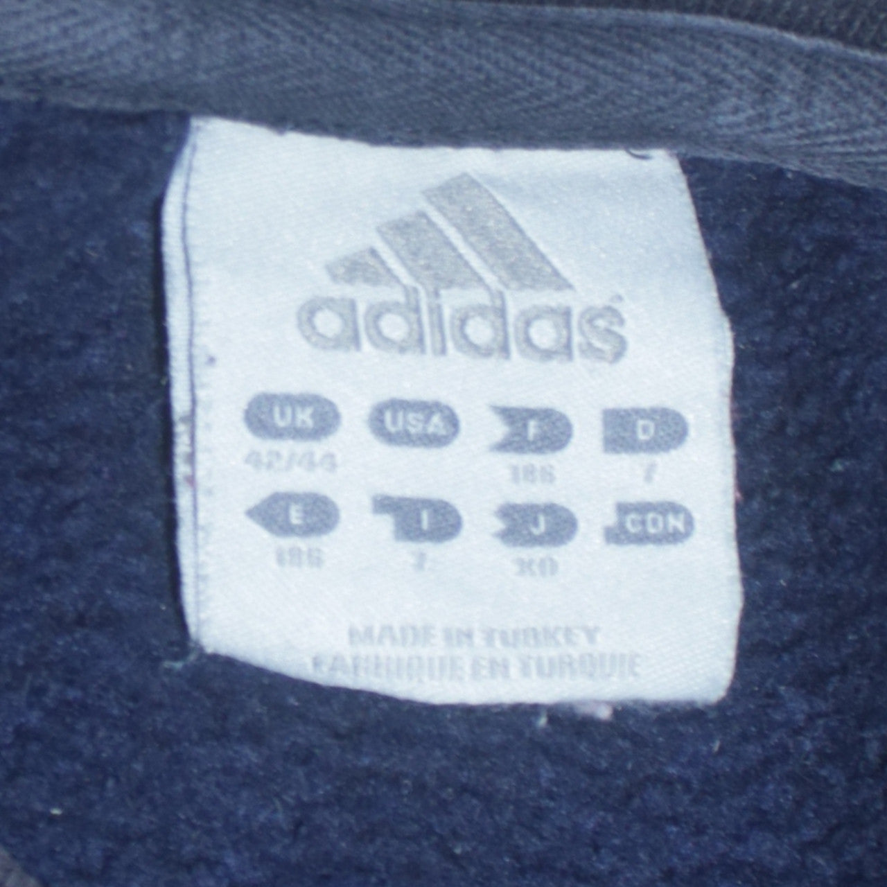 Adidas Men's Blue XL Pullover Sweatshirt Crew Neck Logo Sportswear