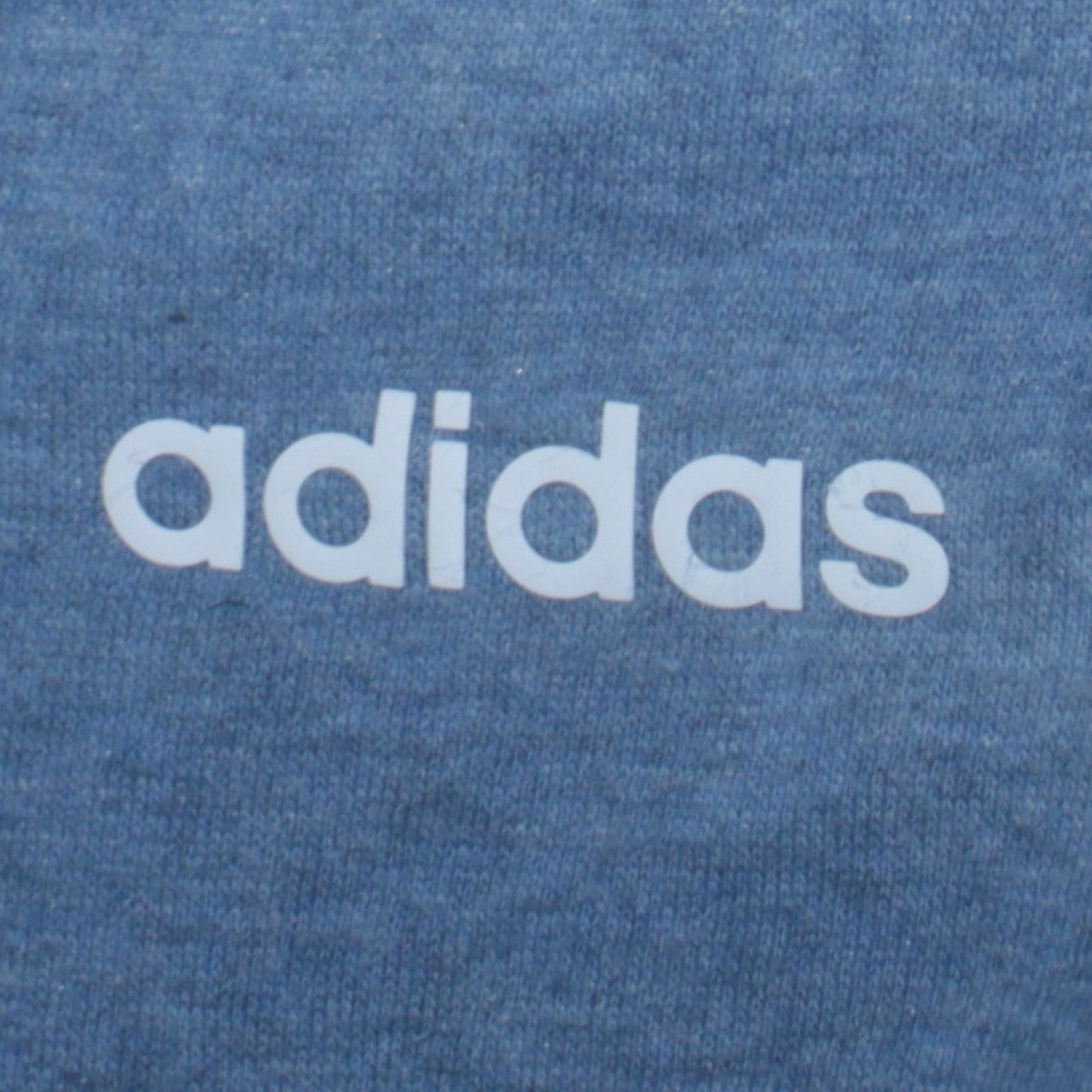 Adidas Women Blue 1/4 Zip Sweatshirt XL 20-22 Logo Striped Casual