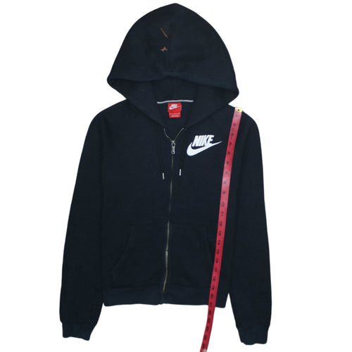 Nike Womens Black Small Full Zip Hoodie Sweatshirt