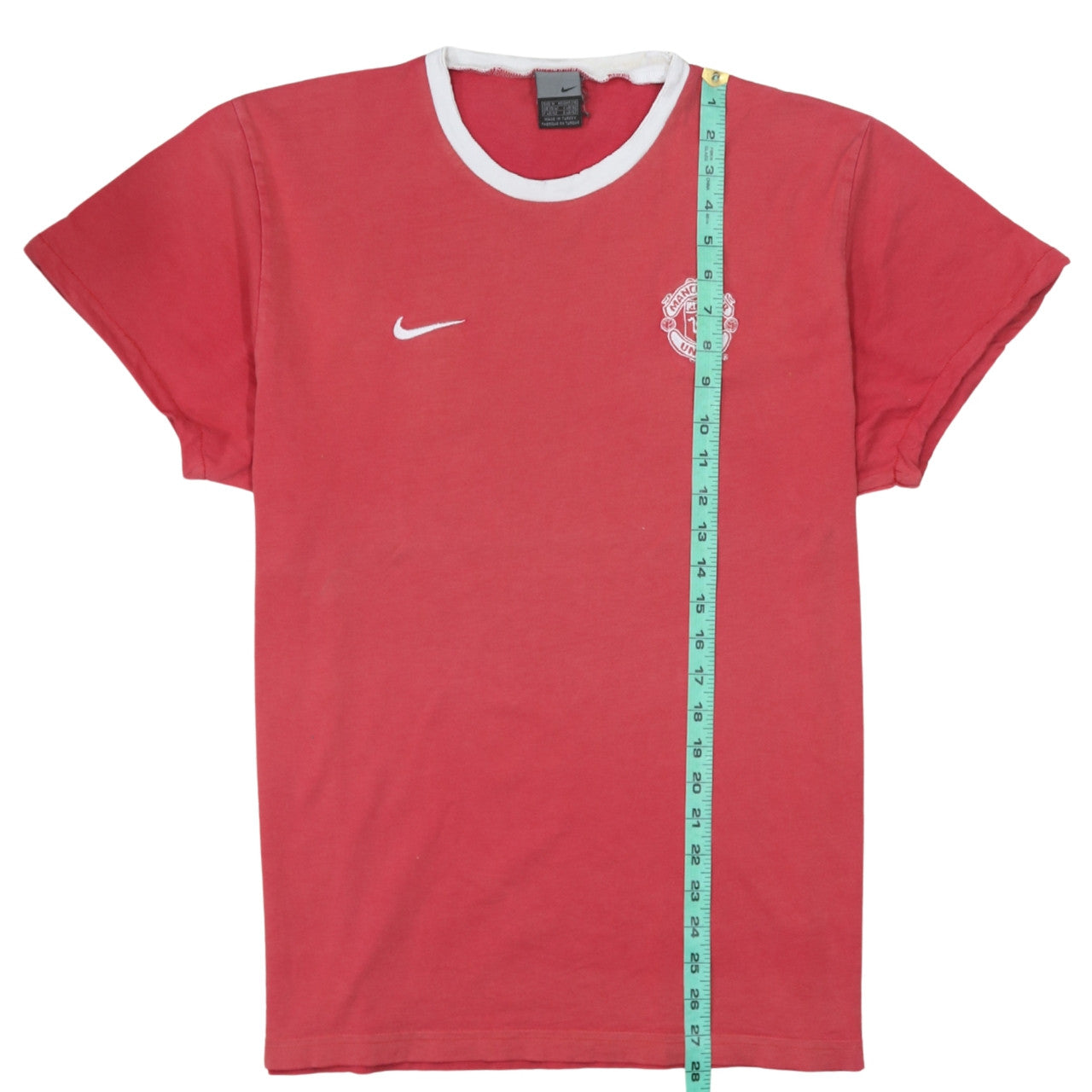 Nike Manchester United Men's Red Crew Neck Regular Fit T-Shirt M