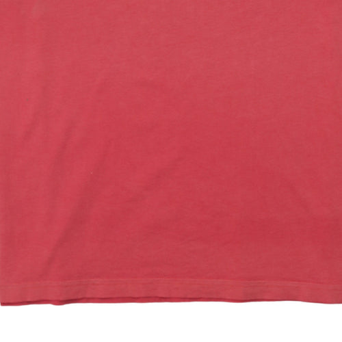Nike Manchester United Men's Red Crew Neck Regular Fit T-Shirt M