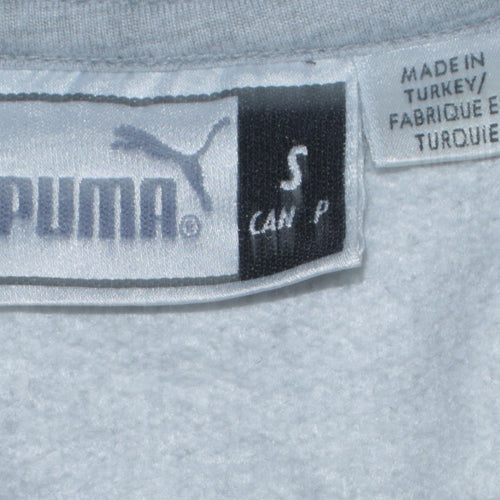 Puma Mens Grey Crew Neck Pullover Sweatshirt Size S