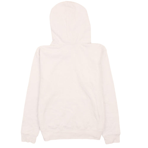 Champion Women White Pullover Hoodie L Logo Embroidered Comfortable