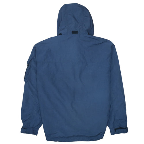 GAP Men's Blue XS Hooded Anorak Windbreaker Jacket