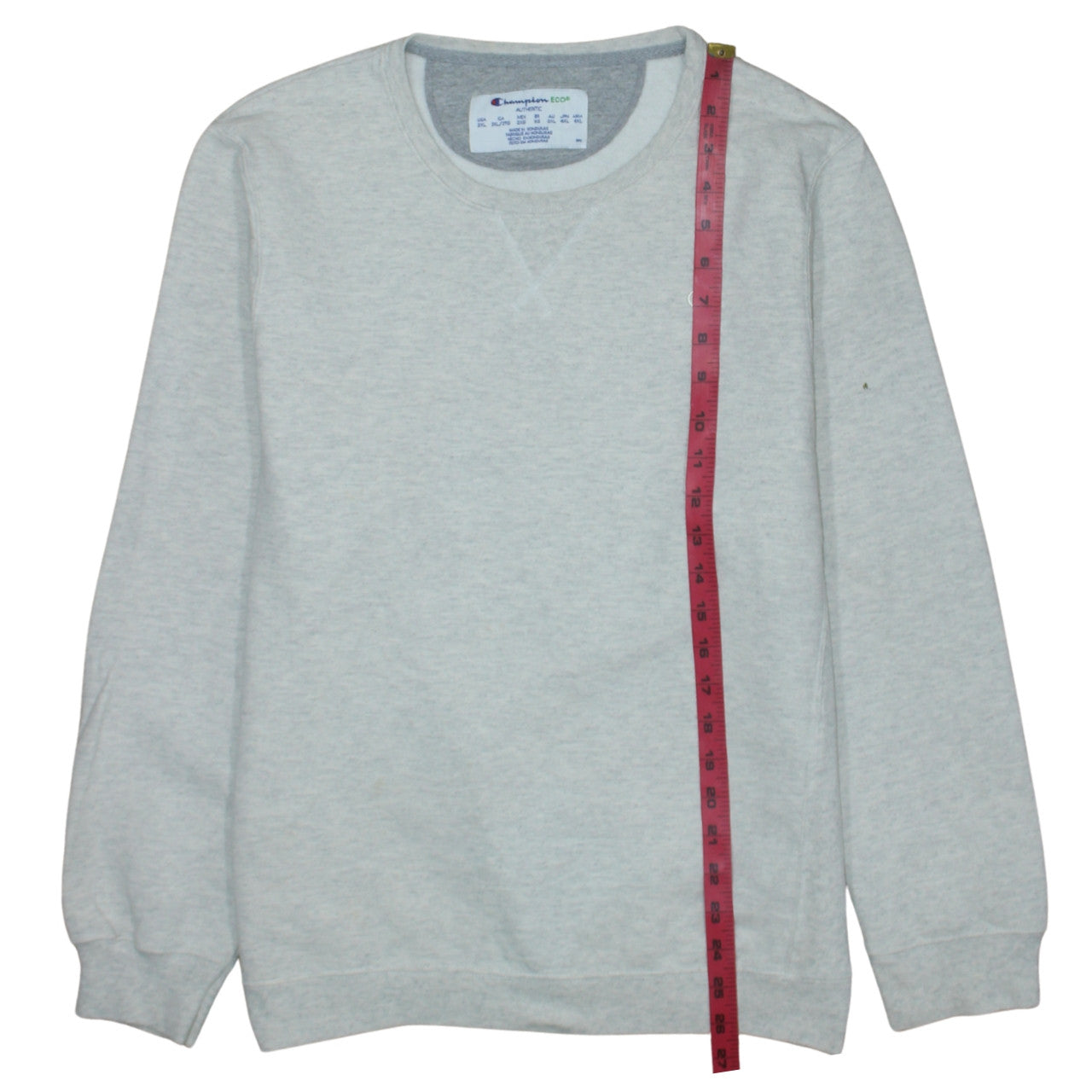 Champion Eco Women Grey 2XL Pullover Sweatshirt with Logo