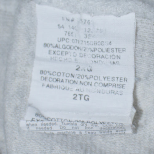 Champion Eco Women Grey 2XL Pullover Sweatshirt with Logo