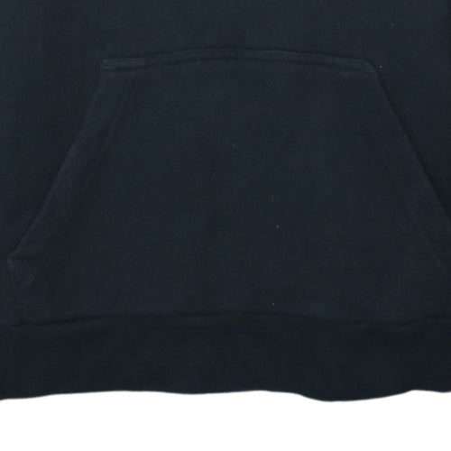 Adidas Men's Black XS Pullover Hoodie with Logo, Regular Fit