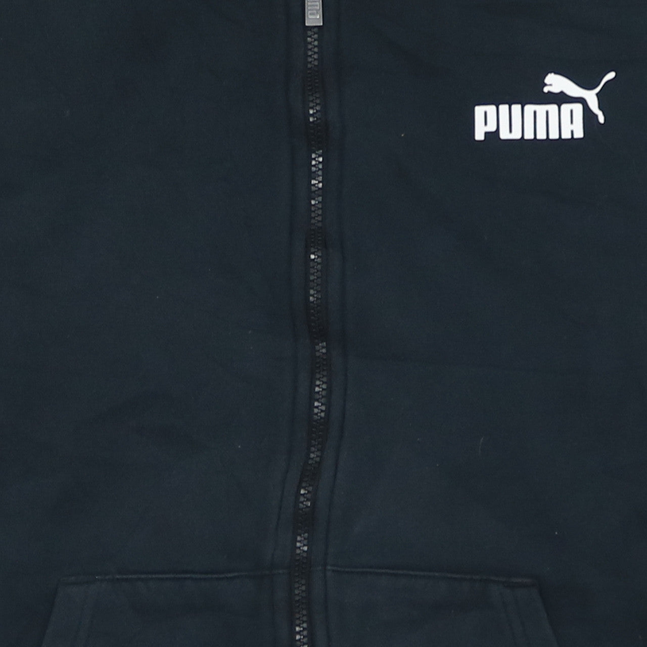 Puma Womens Black XL Full Zip Hoodie Sweatshirt