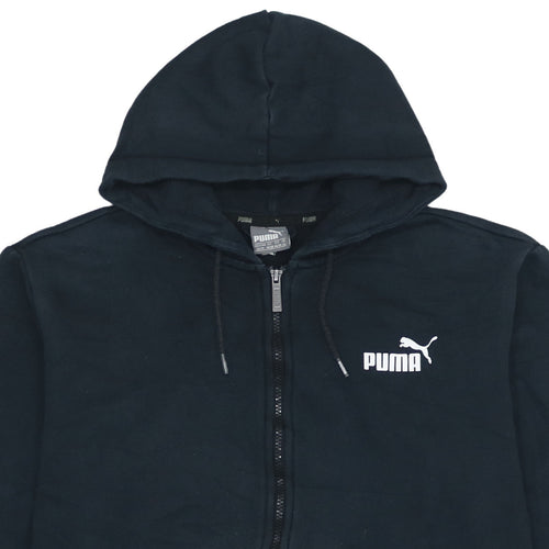 Puma Womens Black XL Full Zip Hoodie Sweatshirt