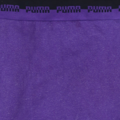 Puma Men's Purple Logo Pullover Sweatshirt Size M