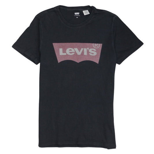 Levi's Men's Black XS Graphic Logo Cotton T-Shirt