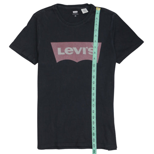 Levi's Men's Black XS Graphic Logo Cotton T-Shirt