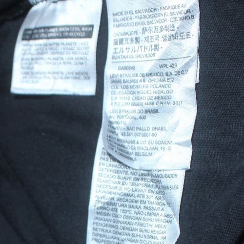 Levi's Men's Black XS Graphic Logo Cotton T-Shirt