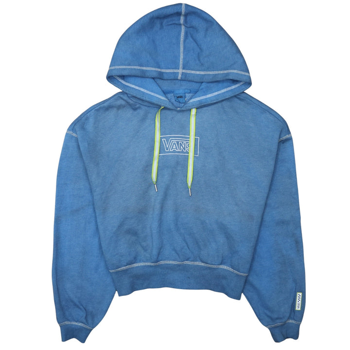 Vans Women's Blue Medium Pullover Hoodie with Logo Print