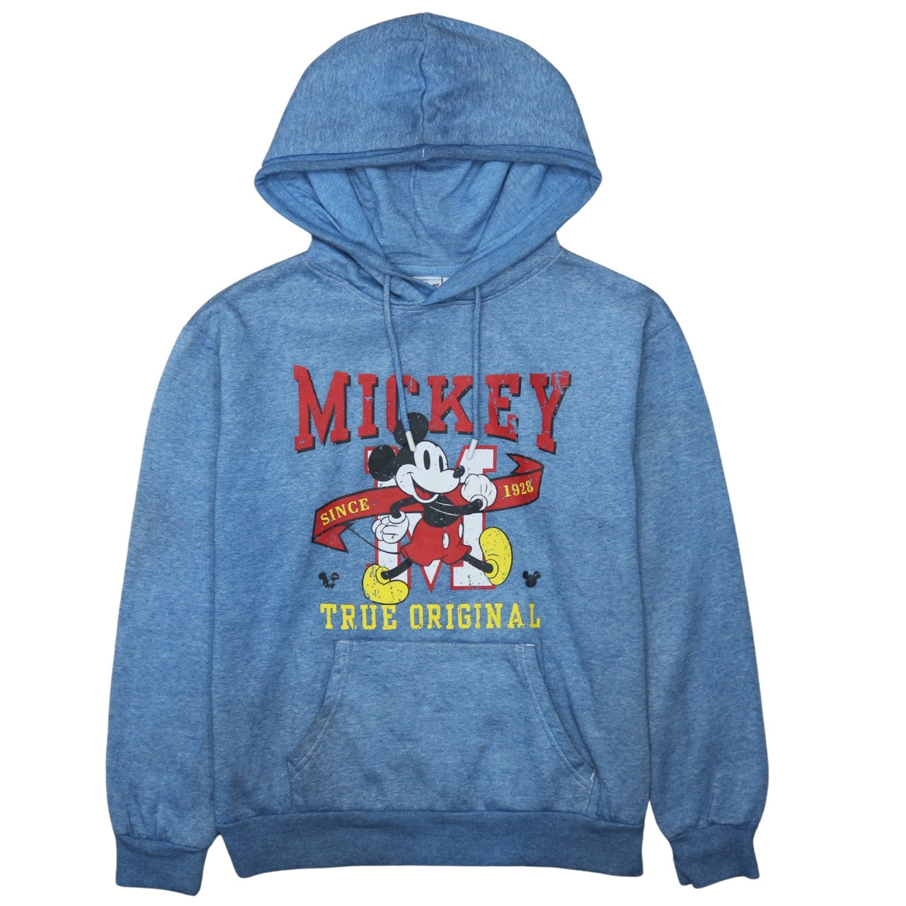Disney Women Blue Mickey Mouse Pullover Hoodie Size S