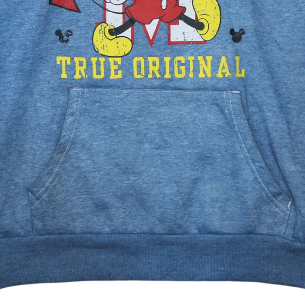 Disney Women Blue Mickey Mouse Pullover Hoodie Size S
